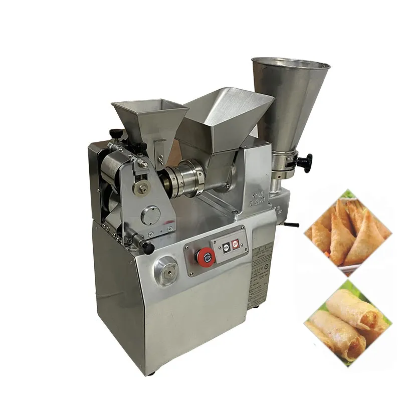 Gyoza de bola de masa automática que hace la máquina japonesa de envoltura de bola de masa frita