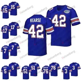 Vintage Florida Gators #5 Graham Mertz Football Jersey Men`s Treyaun Webb Tim Tebow Trey Dean III Danny Wuerffel Ventrell Miller Dante Fowle