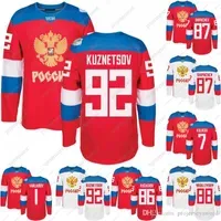 college wear2016 World Cup Team Russia Hockey Jersey WCH 86 Kucherov 87 Shipachev 9 Orlov 7 Kulikov 1 Varlamov 92 Kuznetson 77 Telegin Ice H