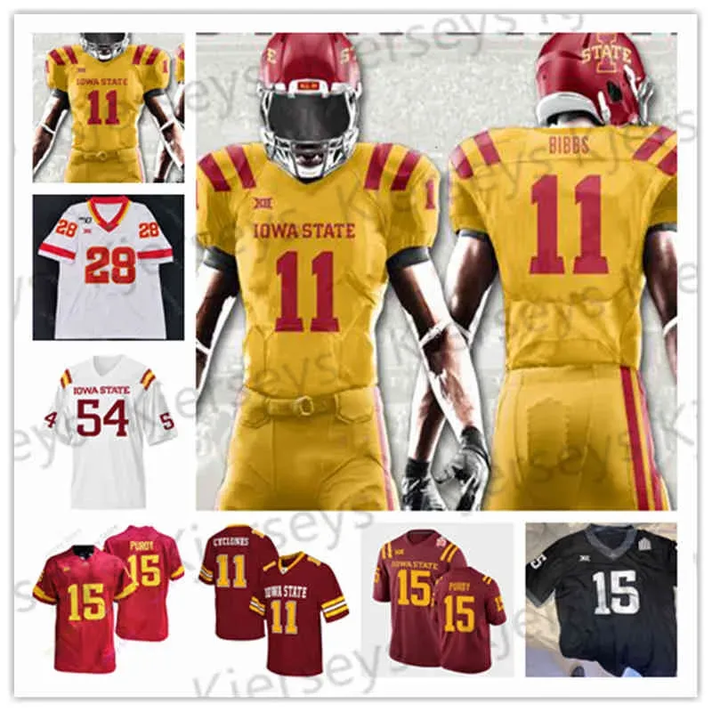 State Iowa Cyclones Football Jersey Brock Purdy Breece Hall Xavier Hutchinson Charlie Kolar Sean Shaw Jr Mike Rose O`Rien Vance Tarique