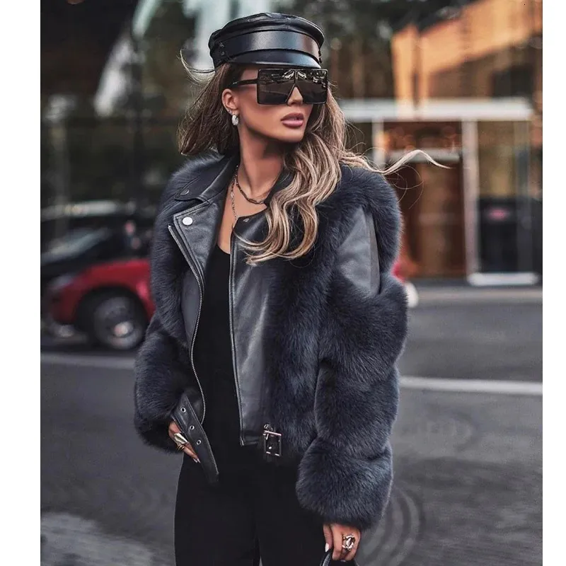 150cm 5XL Luxury Women Whole Skin Real Fox Fur Coat Genuine Fur Overcoat  Jacket