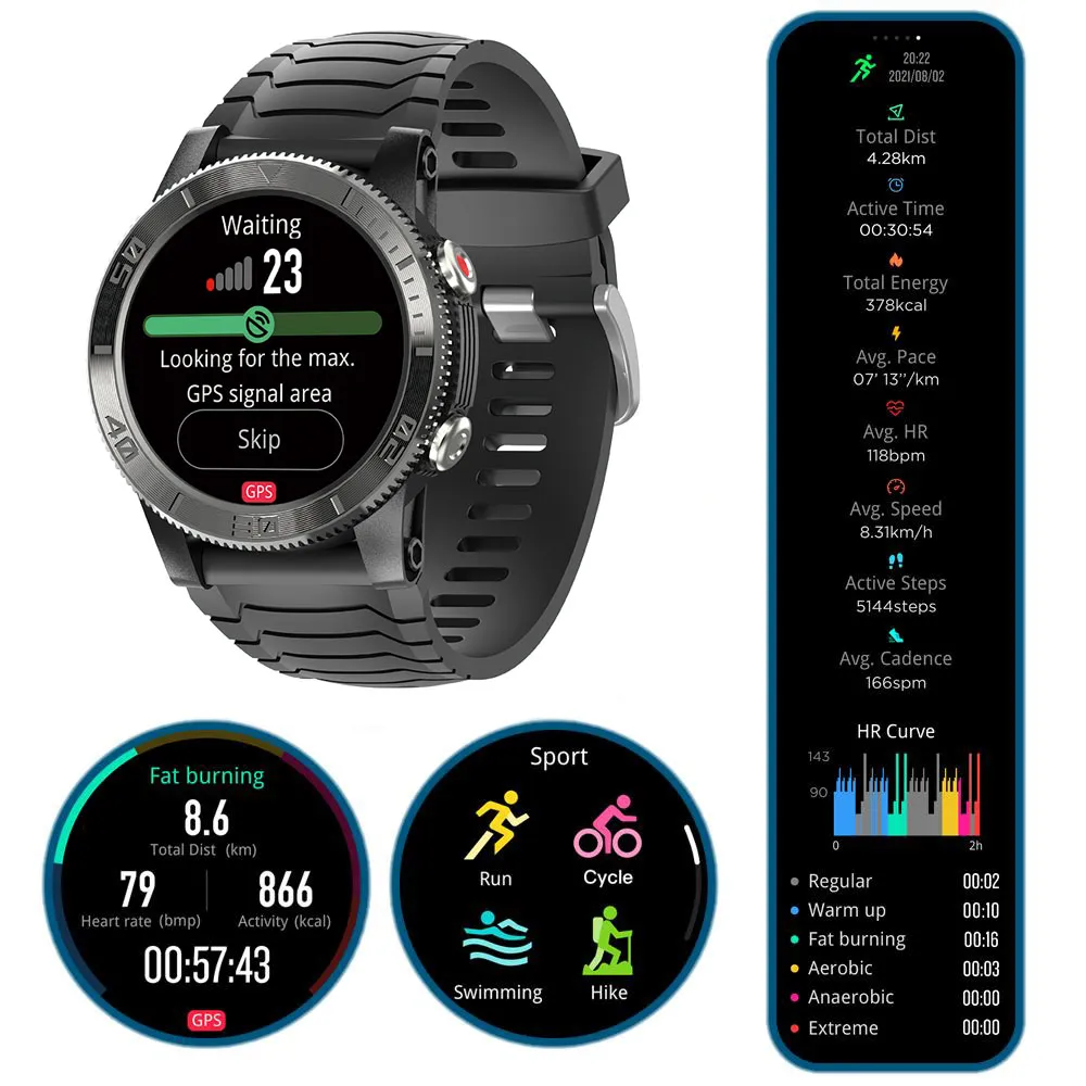 Relojes inteligentes de cara redonda para mujer, 16 modos deportivos 2023,  compatible con iPhone/Samsung, reloj rastreador de actividad física