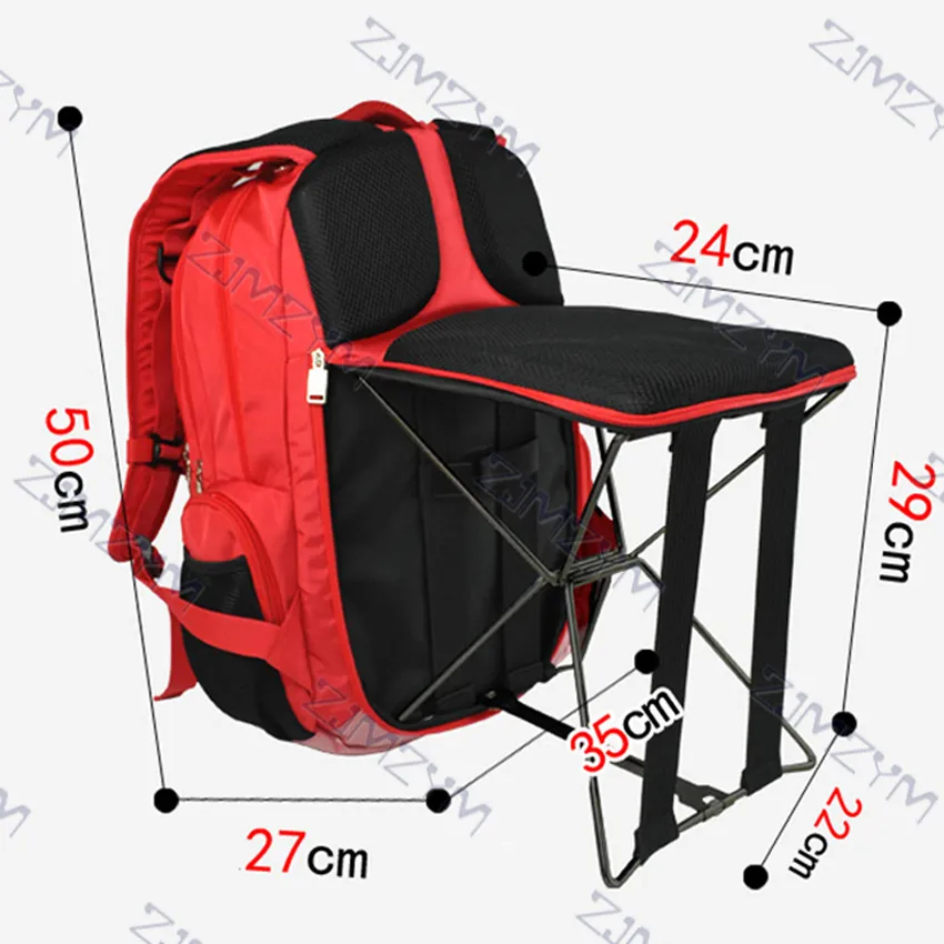 Multifunctional Folding Fishing Chair Backpack With External Frame  Backpacking Backpack For Outdoor Sports, Mountaineering, And Hiking 230427  From Kai06, $70.9