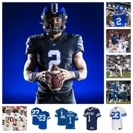 Brigham Young Cougars Football Jersey 89 Kade Moore 21 Enoch Nawahine 38 Crew Wakley 84 Austin Riggs 22 Mason Fakahua 62 Atunaisa Mahe 12 Malik Moore