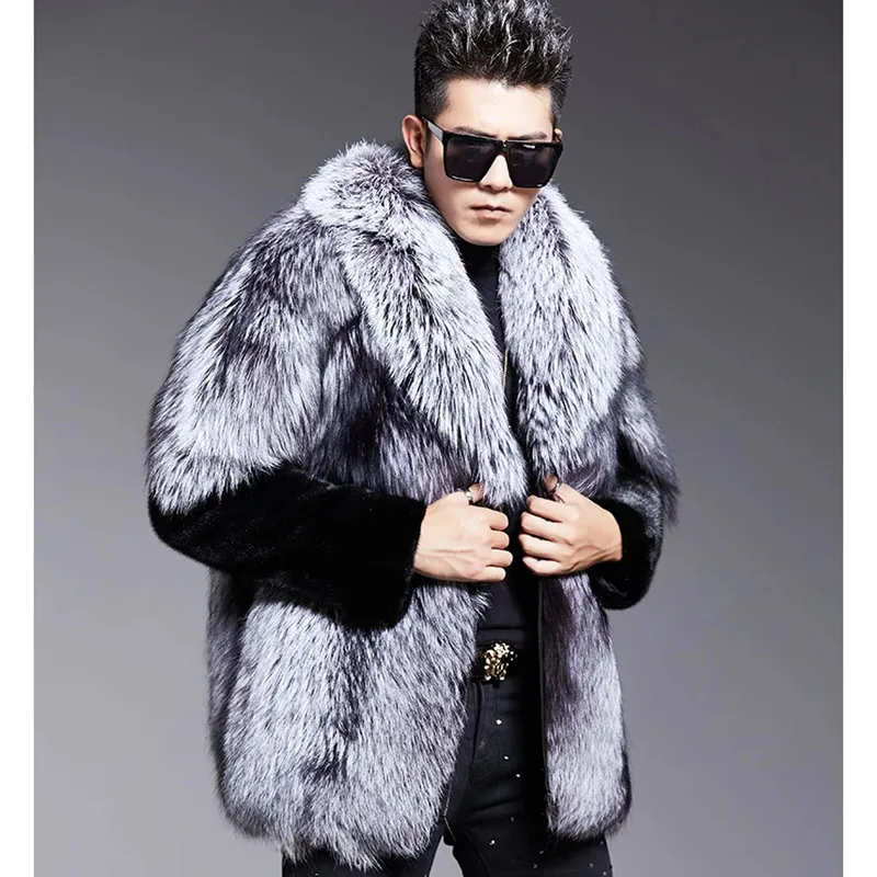 Mejor Precio En A Granel Manteau De Fourrure Court En Fausse Fourrure Pour Hommes Manteau Dhiver Chaud En Renard Grosse Veste Ample Et Decontractee En Vison 231128 Envio Gratuito DHgate