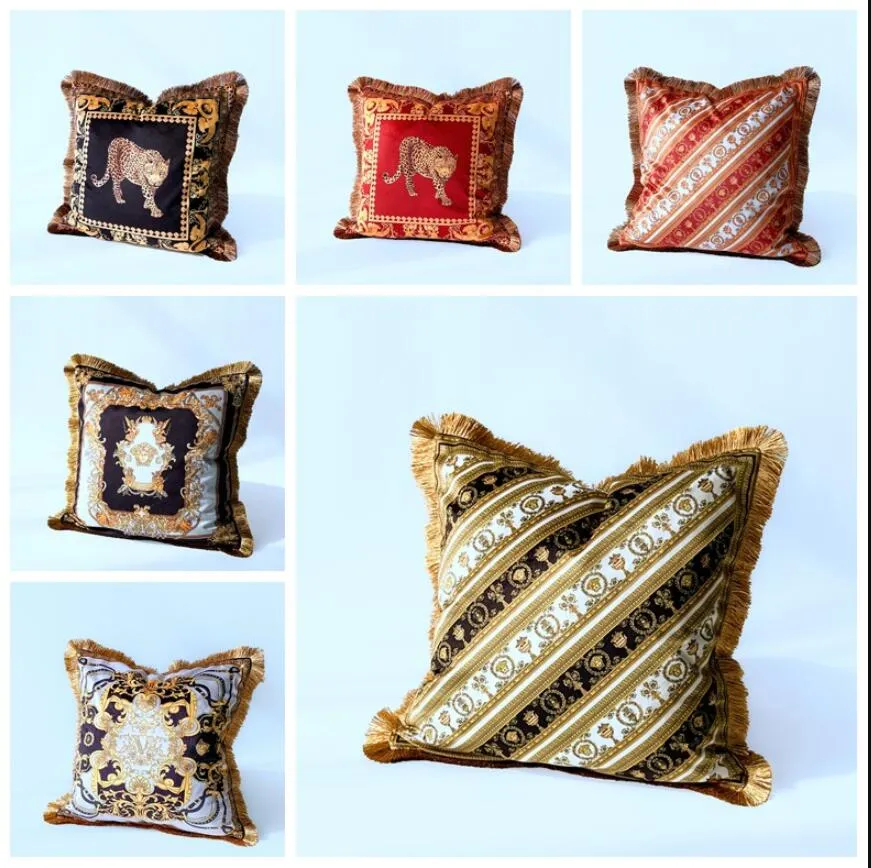 Brand Tassel Cushion Cover Pillowcase Decor Home Decoraction Luxury Decorative Throw Pillows For Sofa Living Room Printed Chucky Case From 7 31 DHgate
