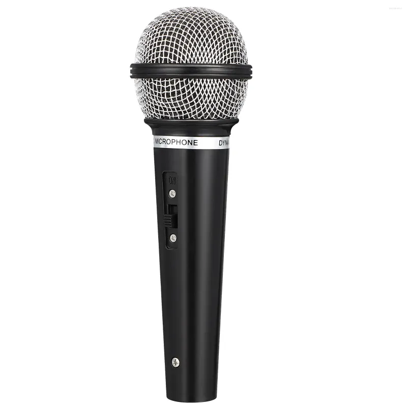 NCWIND Fake Microphone Plastic Realistic Microphone Simulate Speech Practice Prop