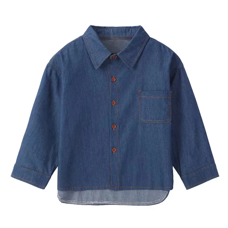 Blue Denim Blouse With Pleated Blue Jeans Matching Shirt Shirt And Ruched  Long Sleeves For Women Casual Loose Cotton Top For Autumn And Spring From  Yihanshan, $22.08 | DHgate.Com