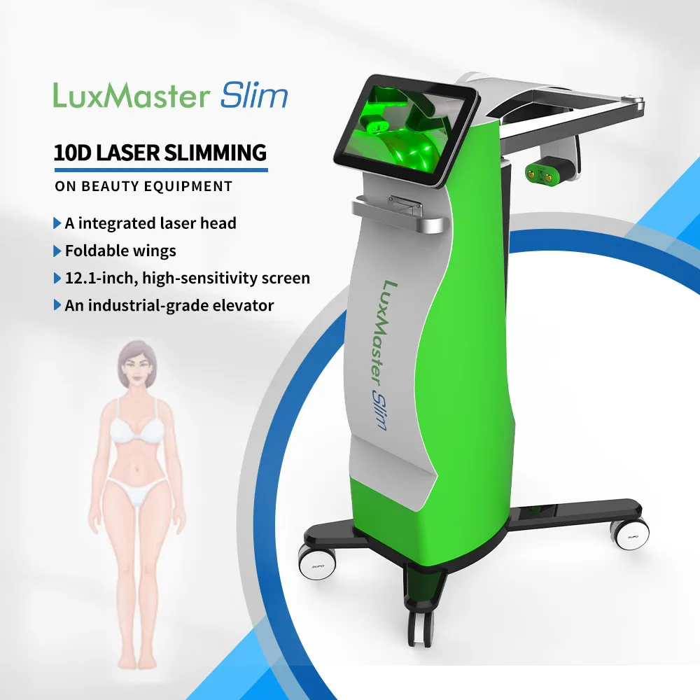 532nm de baixo nível de terapia a laser lipo queimando esmeralda gelada verde leve Máquina de beleza