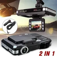 Cameras 720P G-Sensor Car DVR Recorder Camera 2 0inch LCD Display 2 IN 1 HD Dash Cam Radar Laser Speed Detector Driving Security279o