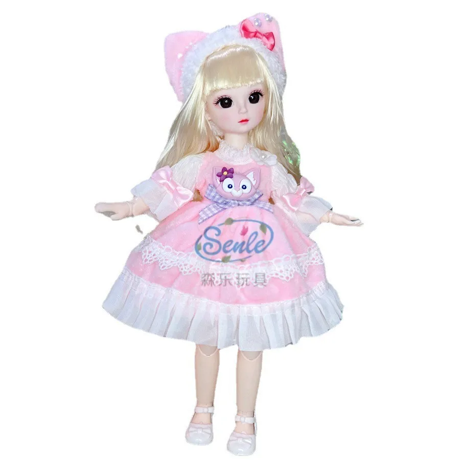 Poupées 16 Bjd Poupée Ensemble Complet Enfants Anniversaire Surprises 30 cm Pour Filles 6 À 7 Ans Enfants Jouets Vêtements Et Accessoires 230427