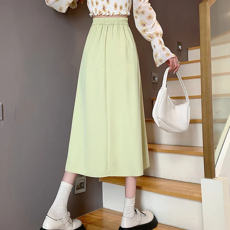 Pleated white skirt korean fashion online