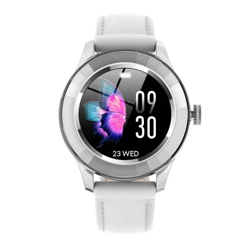 S09 Smart Watch Touch Touch Full Round Screen IP67 Smartwatch Mulher Monitor de freqüência cardíaca Monitoramento do sono Android e iOS