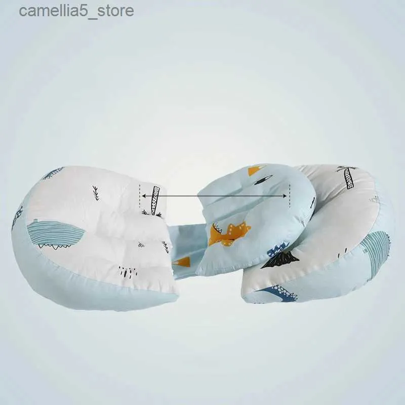 Almohadas de maternidad Almohadas de maternidad para dormir de lado Almohadas multifunción Soporte para el vientre Almohadas en forma de U Cintura para embarazadas Soporte para el vientre Cojín suave Q231128