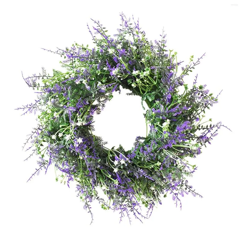 Decorative Flowers 1pc 30cm Artificial Green Plant Flower Wreath And Garlands Simulation Garland Home Office Decoration Modern #10