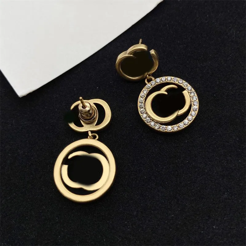 Klassieke pareloorbellen designer stud oorbel voor vrouw sieraden verguld goud zilver ronde strass brincos hart luxe oorbellen retro oorbellen ontwerper zb109