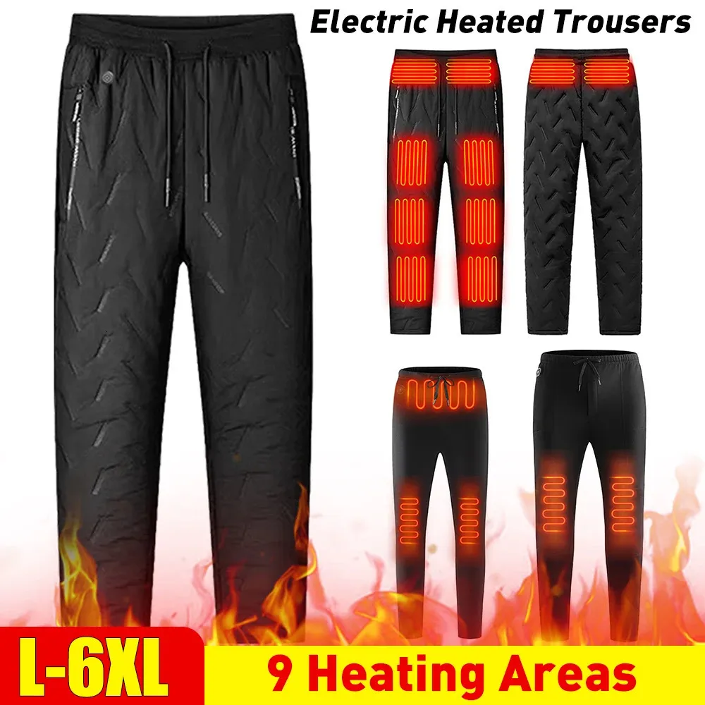 Waterproof Electric Heated Thermal Waterproof Trousers For Men And