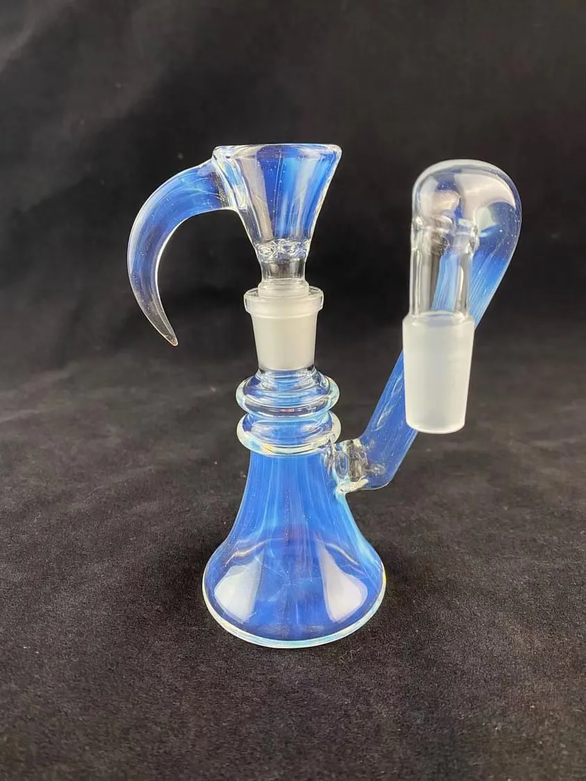 Glass hookah secret white ash catcher