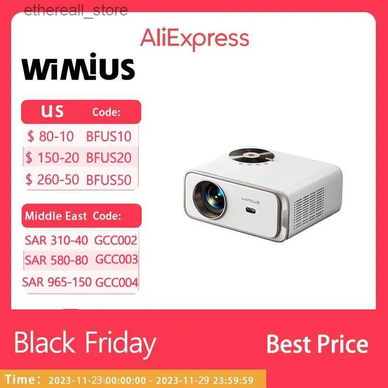 G112　新品　WIMIUS P63 スマートプロジェクター wimius p63 プロジェクター 付属品完備 Amazon.co.jp: 【Android