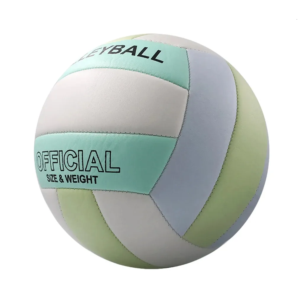 Balles Ballon d'entraînement de volley-ball professionnel pour les jeunes et les débutants, taille souple 5, outil de pratique de jeu en salle 231128