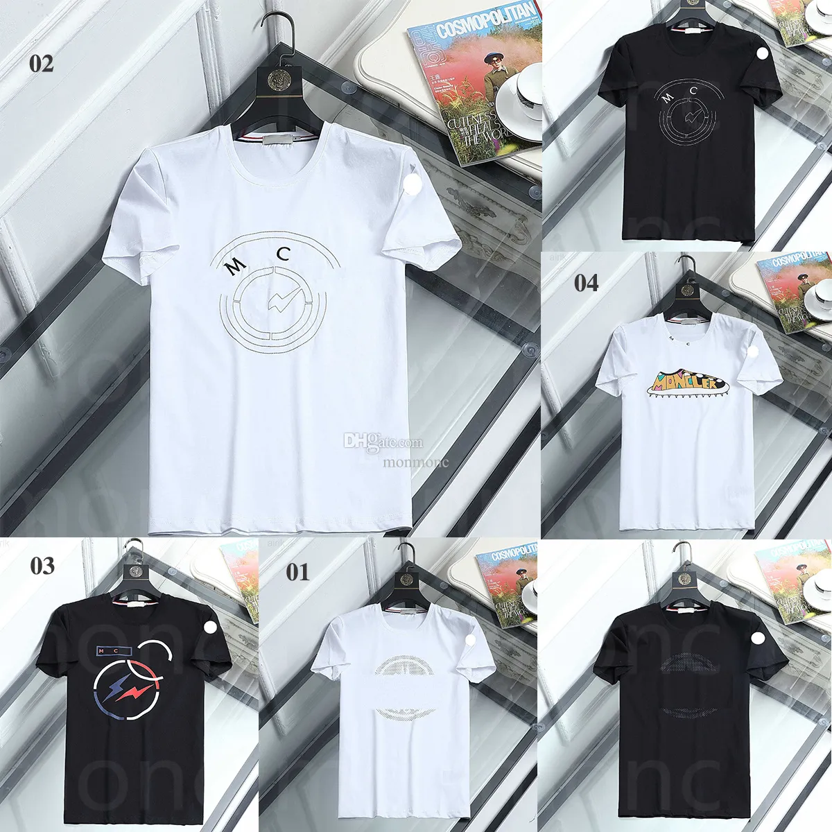 Classic Mens T-Shirts Designer Embroidered Casual Women t-shirts Fashion clothing Business short sleeve TEE Calssic tshirt Size M-XXXL