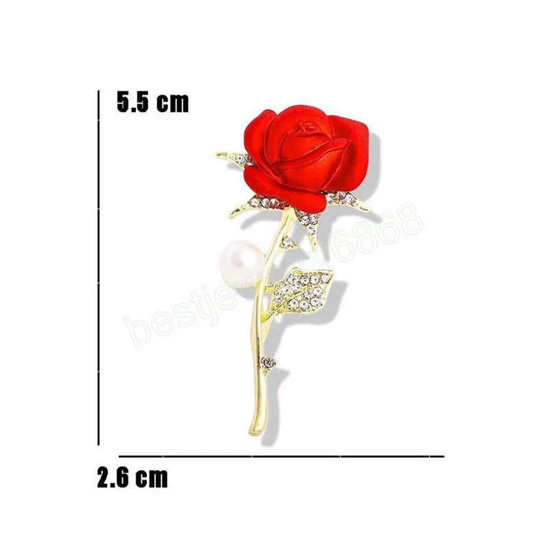 Moda rosa broches mulheres senhoras elegantes shiny shiny rocos broches alfinetes terno de lapão colarinho de roupas de roupas acessórios