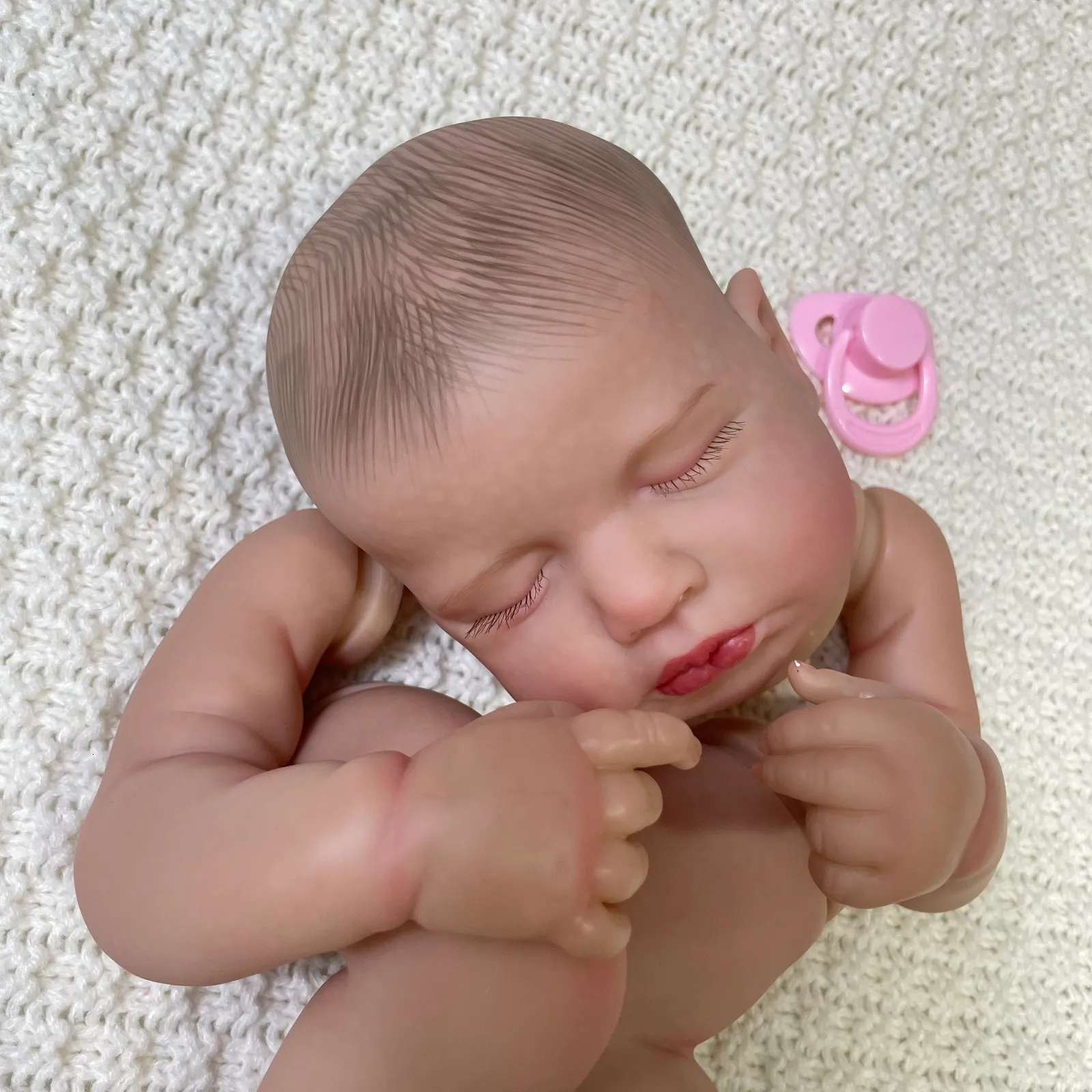 Reborn Baby Doll Kit Already Painted DIY Mold (Head+Limbs+Cloth Body) 18''-  19