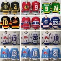 Vintage Hockey Jersey 4 Bobby Orr 9 Hull Mike Modano 33 Patrick Roy 10 Pavel Bure 13 Teemu Selanne 19 Joe Sakic Peter Stastny 21 Forsberg