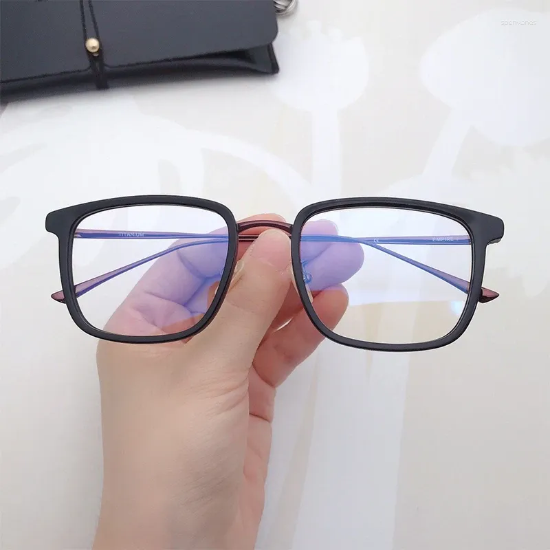 Sonnenbrillenrahmen Japanisches Empire I Reines Titan Designer Vintage Runde Brillengestell Männer Handgefertigte Myopiebrille Frauen Augenzubehör