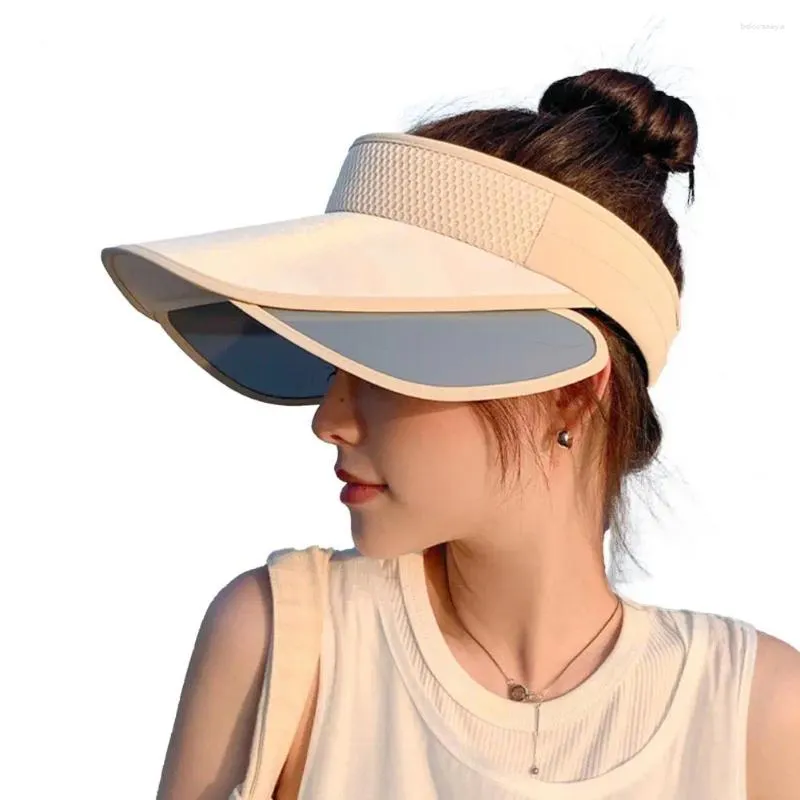 Шляпы с широкими полями, летняя дышащая солнцезащитная кепка от солнца с защитой от УФ-лучей, женская уличная шляпа для бега, солнцезащитная кепка