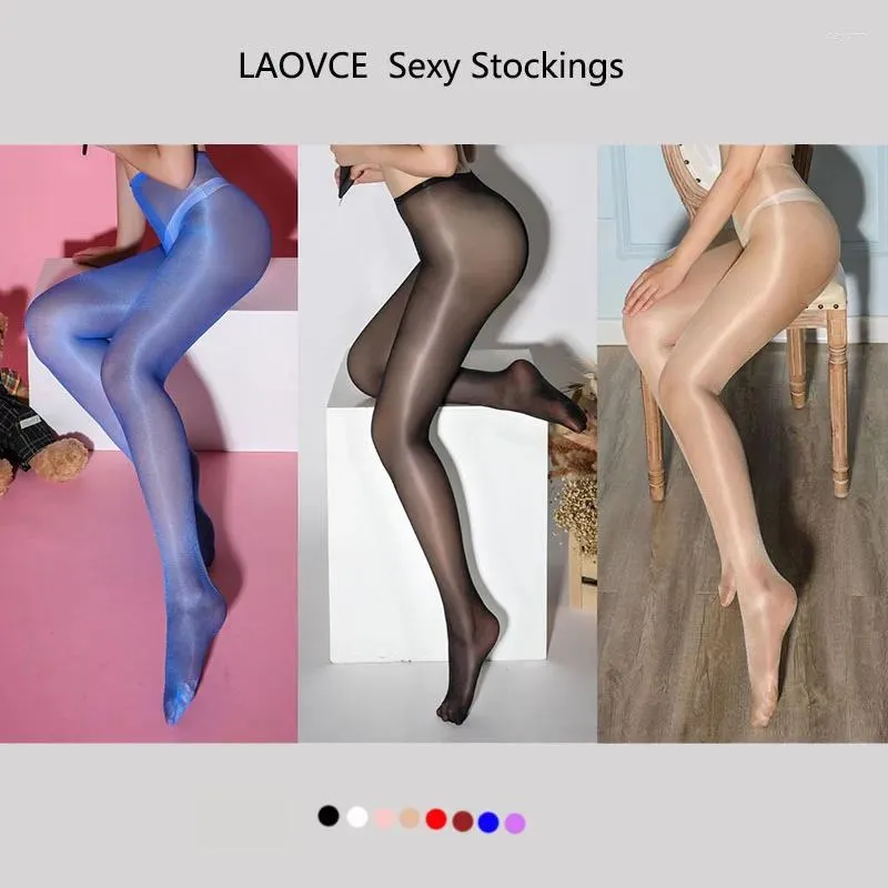 Damensocken, glänzend, hohe Taille, Strumpfhosen, Dessous, offener Schritt, Erotikstrumpf, dünn, glatt, sexy, ouvert, Strumpfhosen, Lady Charming Clothing