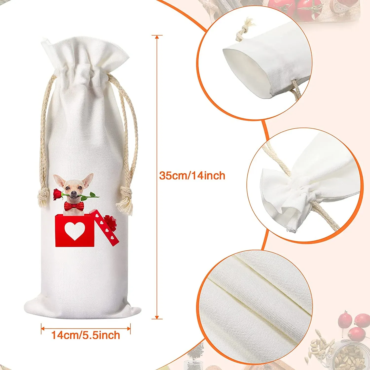 Polyester wine bag sale