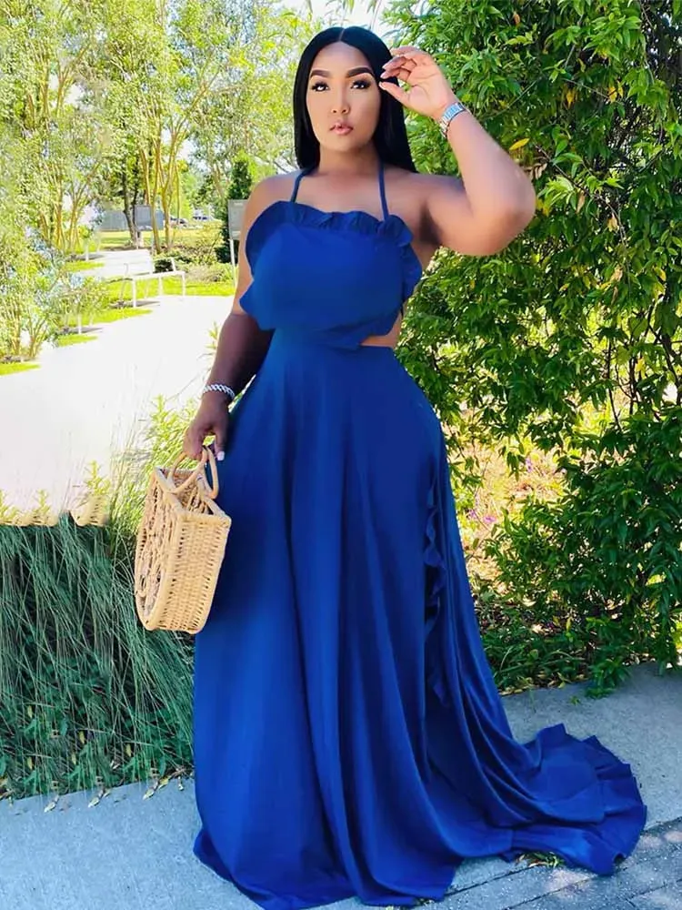 Maxi Vestidos Vestidos Largos Por Mayor Ropa Para Mujer Halter De