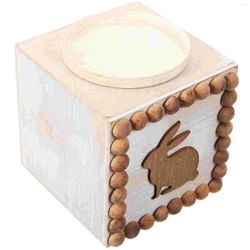 Portacandele Candeliere Ornamento Supporto per la casa Supporto per tavolo Tea Light Centrotavola Decorazione in legno Romantico in legno