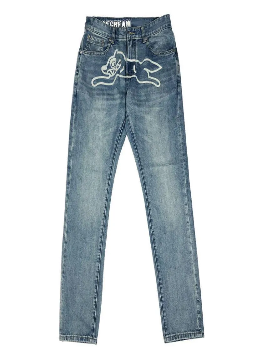 Мужские джинсы высокой версии BBC, дизайнерские брюки в стиле ретро, спортивные штаны в стиле американского хип-хопа1125005