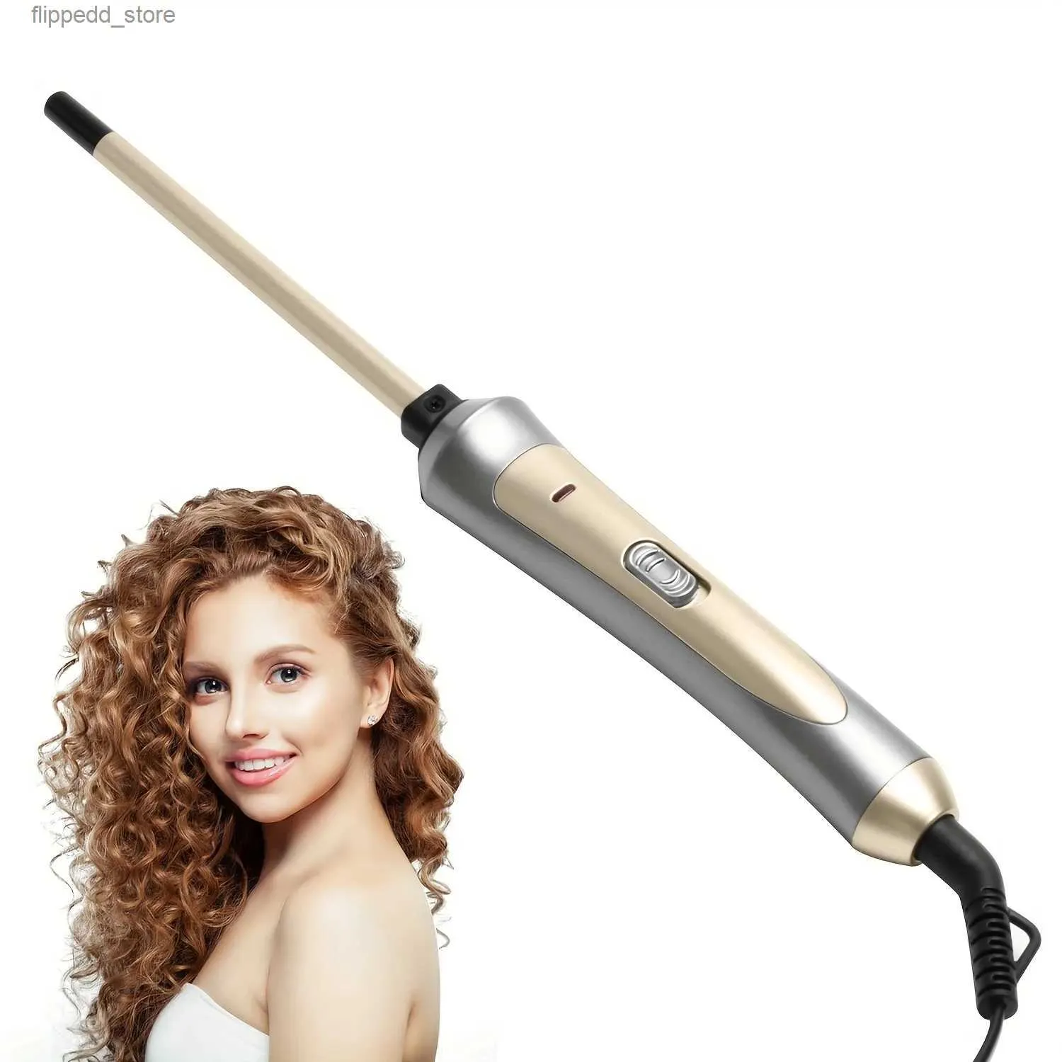 Curling Irons 3/8 cala Mała Curling Iron 9 mm Curling Wand In Krótkie długie włosy Ceramiczne małe włosy Corne Curling Iron Waver Q231128