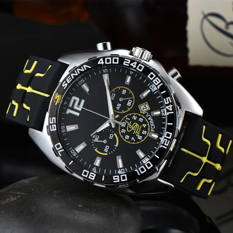 2023 Luxury Designer Watch Montre Endurance Pro Avenger Mens Watches High Quality Reloj 45mm gummiband Kronograf armbandsur gummis silikon orologio