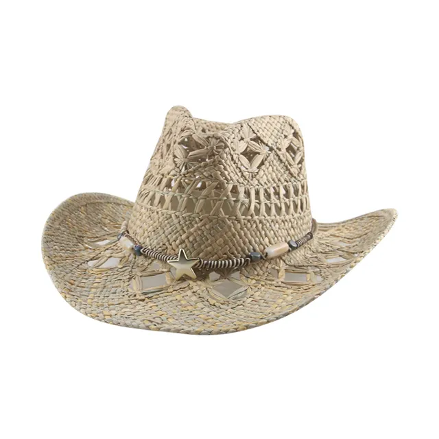 GORGLITTER Women's Cowboy Hat Western Cowgirl Hats Jamaica