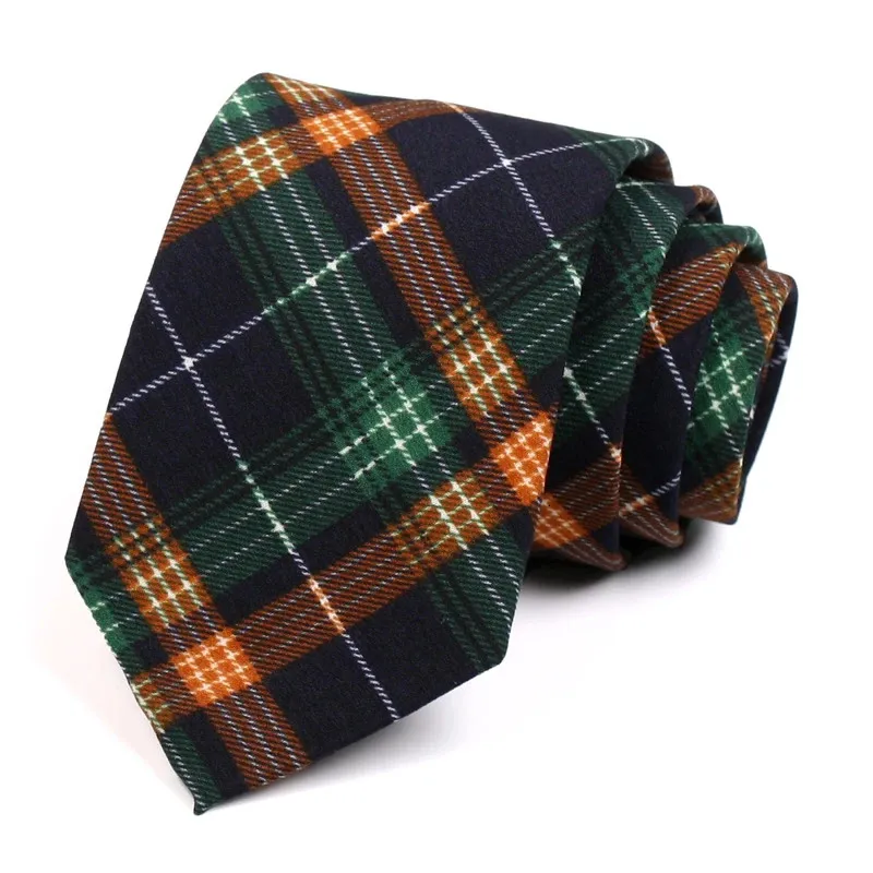 Neck Krawatten Design Plaid gewebter Hals Krawatte hochwertige Herrenmode formelle 7cm Krawatte für Männer Business Anzug Arbeit Krawatte mit Geschenkbox 231128