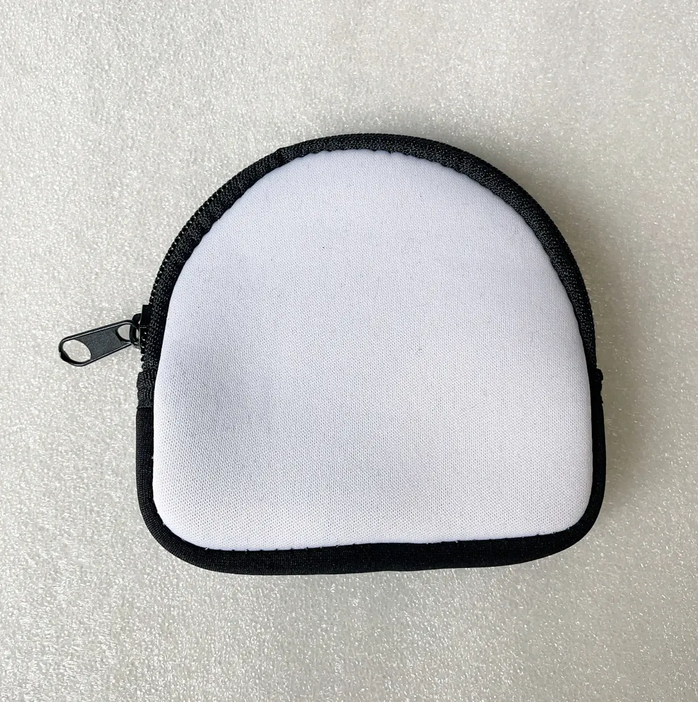 (300 adet) süblimasyon para çantası ısı transferi çift tarafı yazdırılabilir çanta diğer yazıcı malzemelerini özelleştir