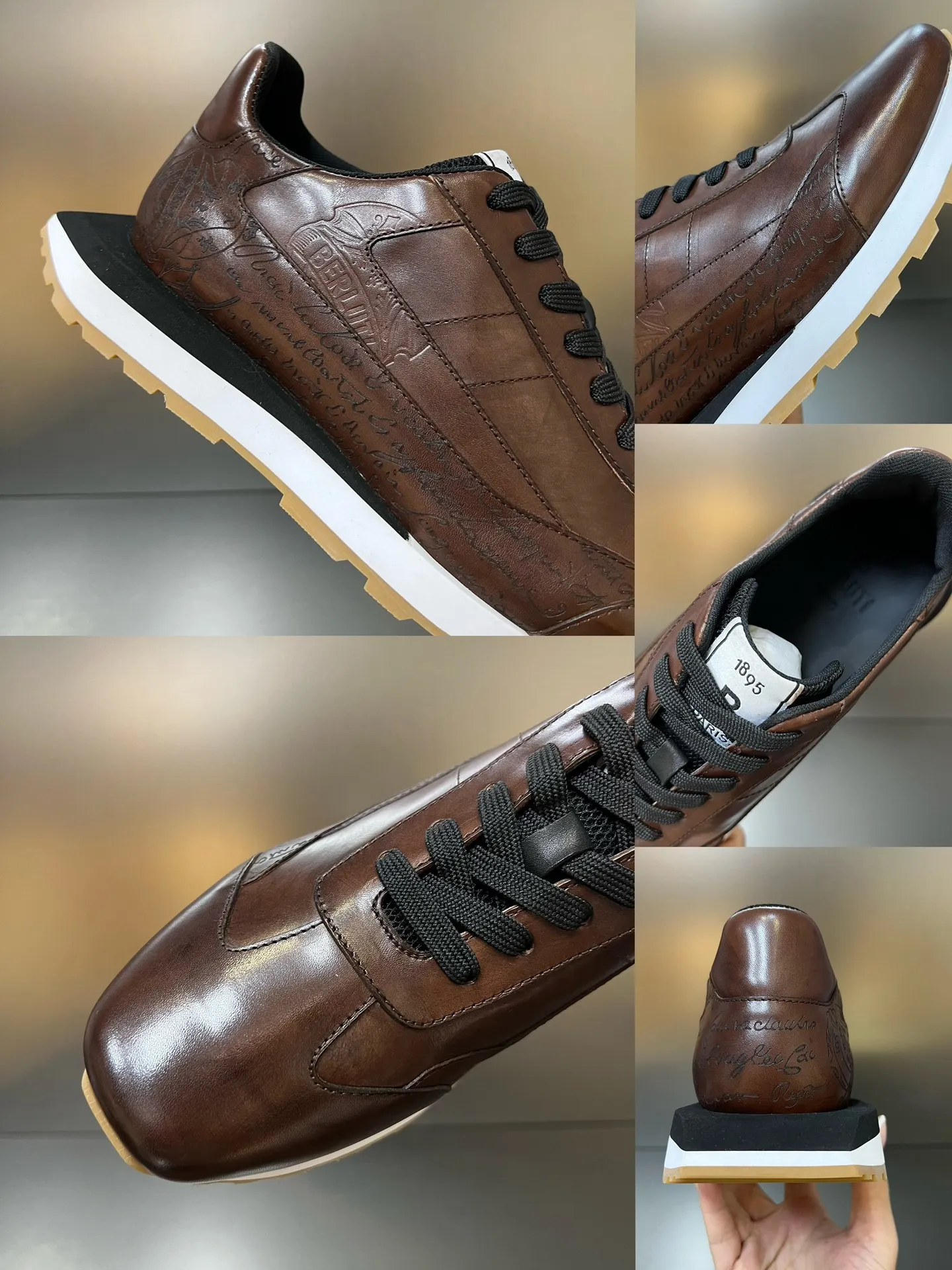 Berluti Mens Casual Sneakers Designer Shoes Eu Size 38-46 