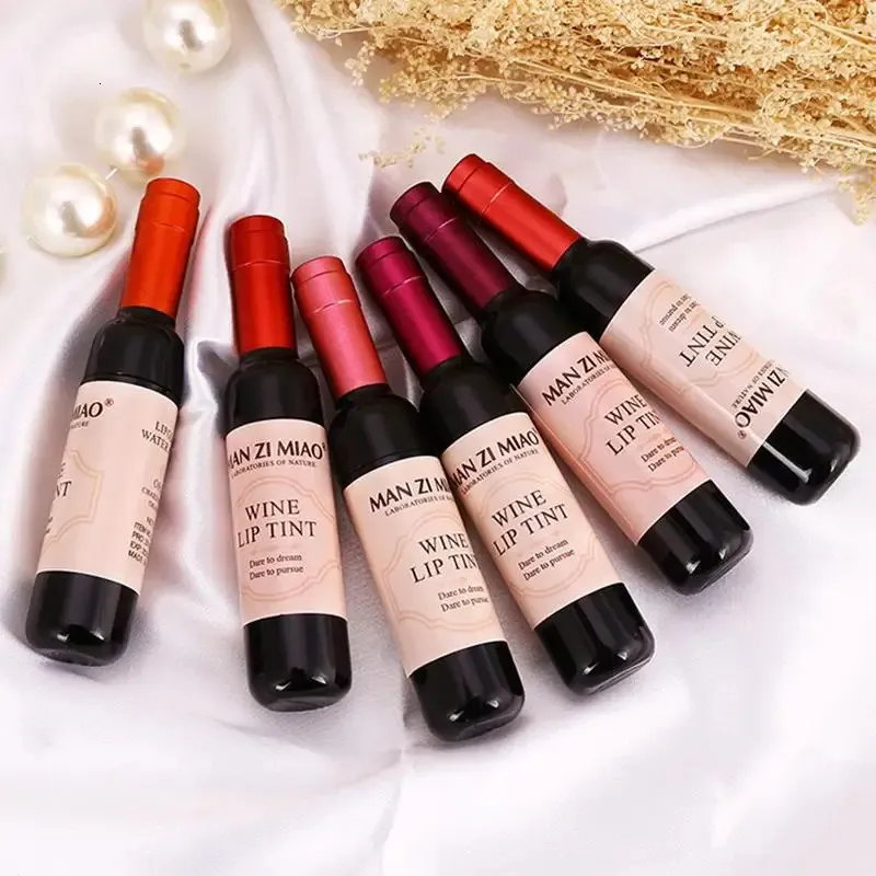Lip Gloss 6 Colors Lipstick Lipstick Lovely Tint Bottle Bottle Lipglosos mate Matte Glitter Lipstick Imploude Longing Red Red Sexy Cosmetic Tools 231127