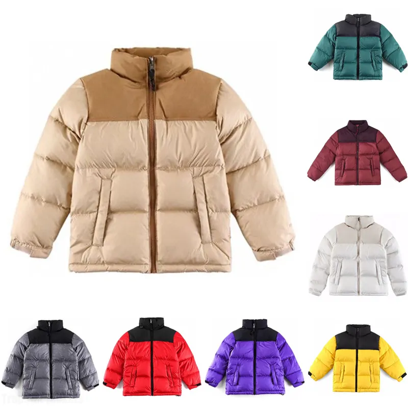 Winter White Duck Kids Kids Down NF Designer Jacket Net Red Live Broadcast Youth Korean Contricome Shicked Warm Stand Twilar 100-170