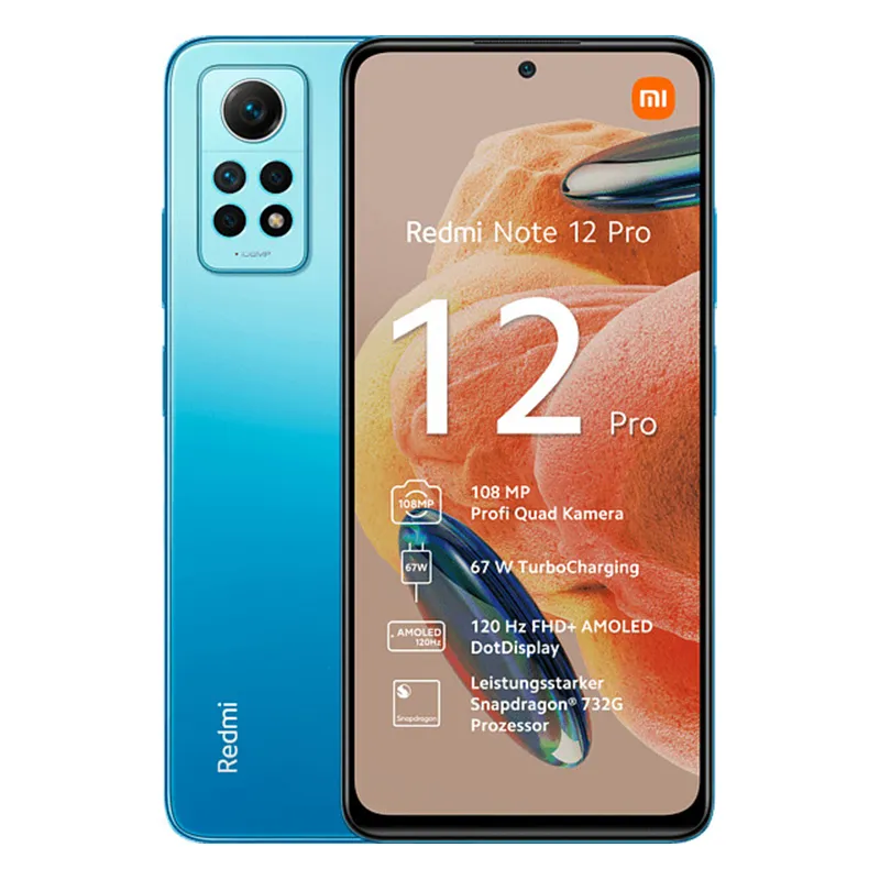 New Xiaomi Redmi Note 12 Pro 5G Smartphone MIUI 13 Dimensity 1080 GPS  Global ROM