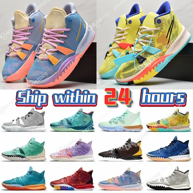 Kyrie 7 Basketballschuhe Kyrie 7s Outdoor-Schuh One World People Chip Copa Grind Herren Irving Schwamm Keep Sue Fresh Daughters Visions Trainer Sport-Turnschuhe