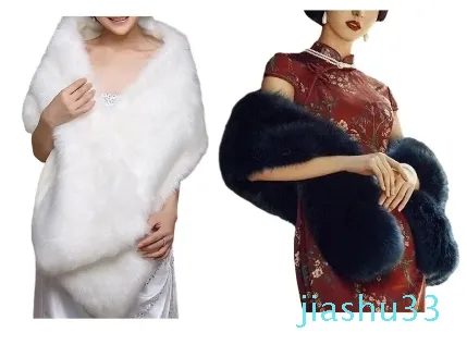 Fluffy shawl Winter Warm Scarf Bridal Neck Warmer Fashion Lady Treasure props Steal Neck Warmer