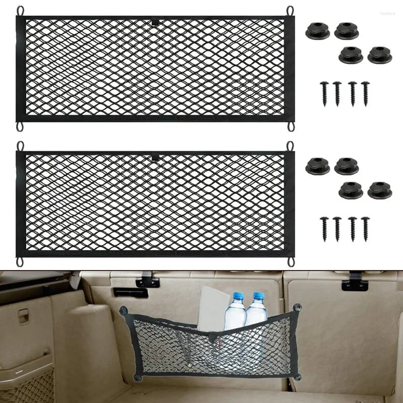 Organizzatore di auto Trunk Universal Net Elastic Bagugh Cargo Storage Boat Tranello tasca Borsa