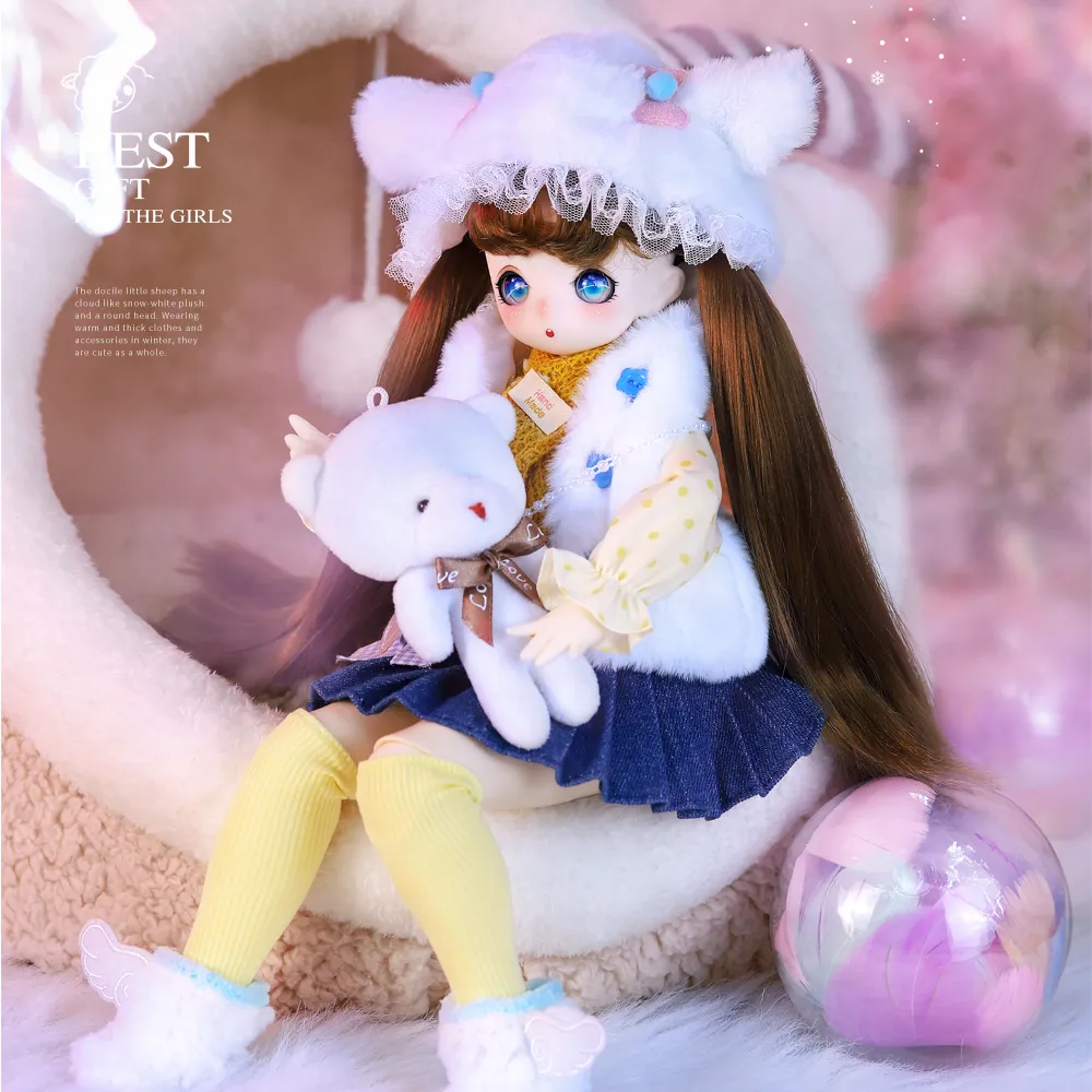 Accessories For DBS Doll 1/4 BJD Dream Fairy Match Girl Resin Anime Figure  Carton Lala Ruru Egg ACGN SD Collection Toy