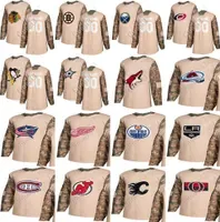 College wear 2017 Veterans Day Custom Jersey Aroyotes Oilers Penuiges Wings Boston Bruins Montreal Canadiens Chlackhawks Hocke