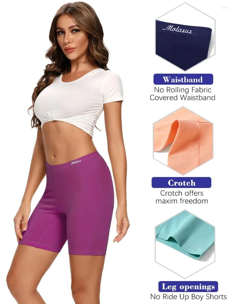 Molasus Womens Cotton Boxer Mid Rise Briefs Anti Chafing High Waisted  Underwear For Work, Sports, And Pregnancy From Taotiee, $22.1